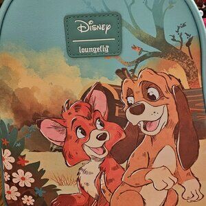 Loungefly Disney The Fox And The Hound Duo Mini Backpack